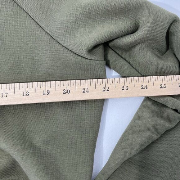Nike Essential Cropped Hooded SweatshirtMedium Green Spellout Streetwear NSW - Picture 8 of 9